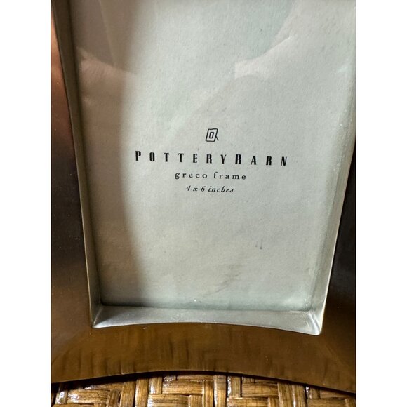 Pottery Barn Greco 4x6 Silver Picture Frame - Picture 2 of 3